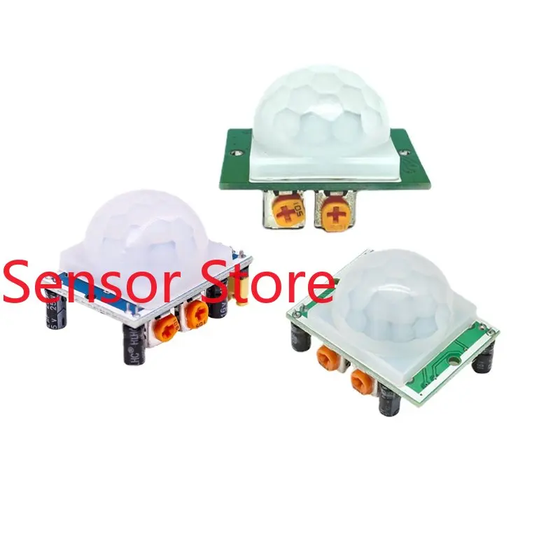 5PCS HC-SR501 Human Infrared Sensing Module, Pyroelectric  Sensor, Imported Probe, Three Specifications