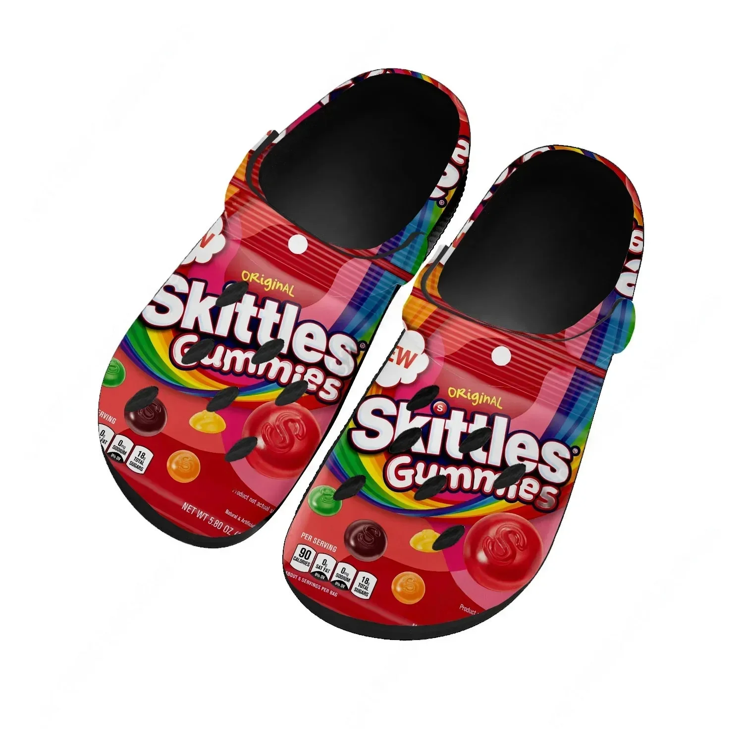 

Funny Candy Food Snack Sandals Women Teenager Home Fashion Water Shoe Garden Breathable High Quality Comfort Beach Hole Slippers