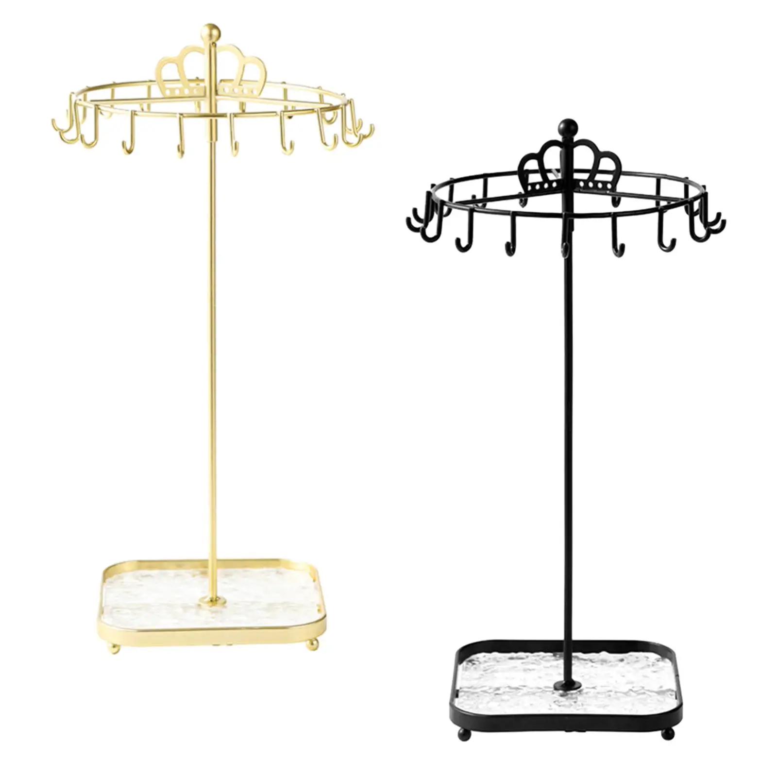 Rotating Jewelry Holder Metal Bracelet Display Holder Jewelry Organizer for Bracelet Ring Show Jewelry Pendant Home Decoration