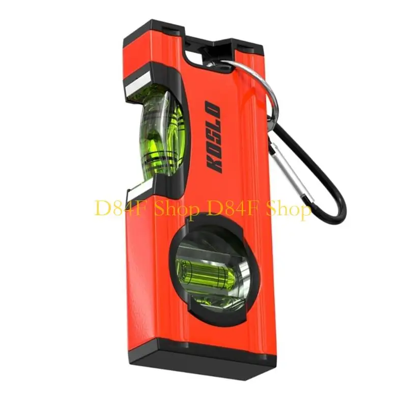 D84F Heavy Duty Spirit Level Corrosion Resistant Aluminum Alloy Build AntiSlip Grip For Carpentry And Renovation