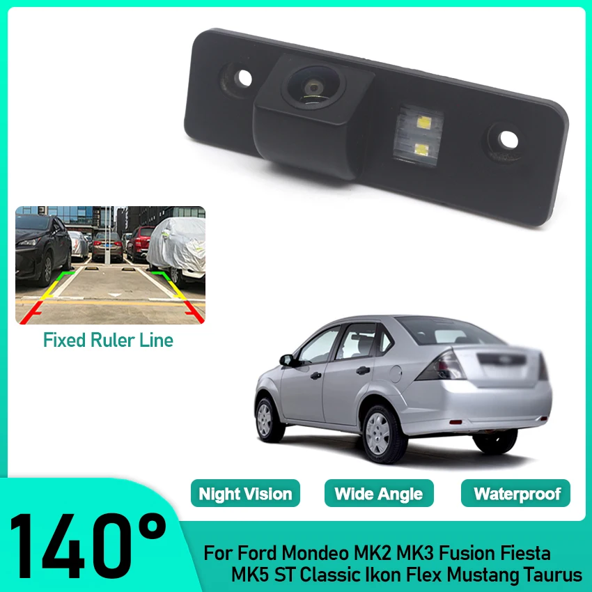 HD CCD Waterproof Car Rear View Reverse Camera For Ford Mondeo MK2 MK3 Fusion Fiesta MK5 ST Classic Ikon Flex Mustang Taurus