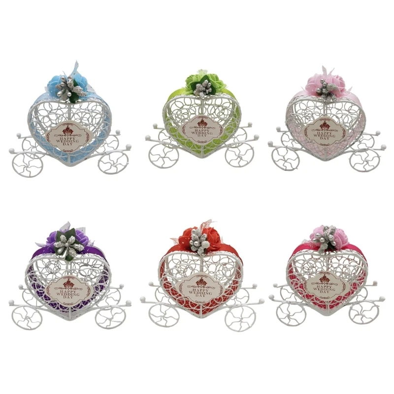 Fairy-tale Carriage Wedding Favor Heart Candy Box Love Theme Candy Packagings Dropship