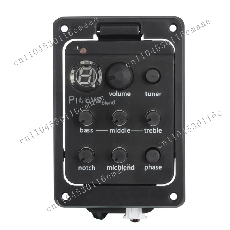 Tuner Presy 301 Mic Blend Preamp EQ Tuner Beat Board 301 Pickup 4 Band Acoustic Guitar Pickup With Soft Piezo