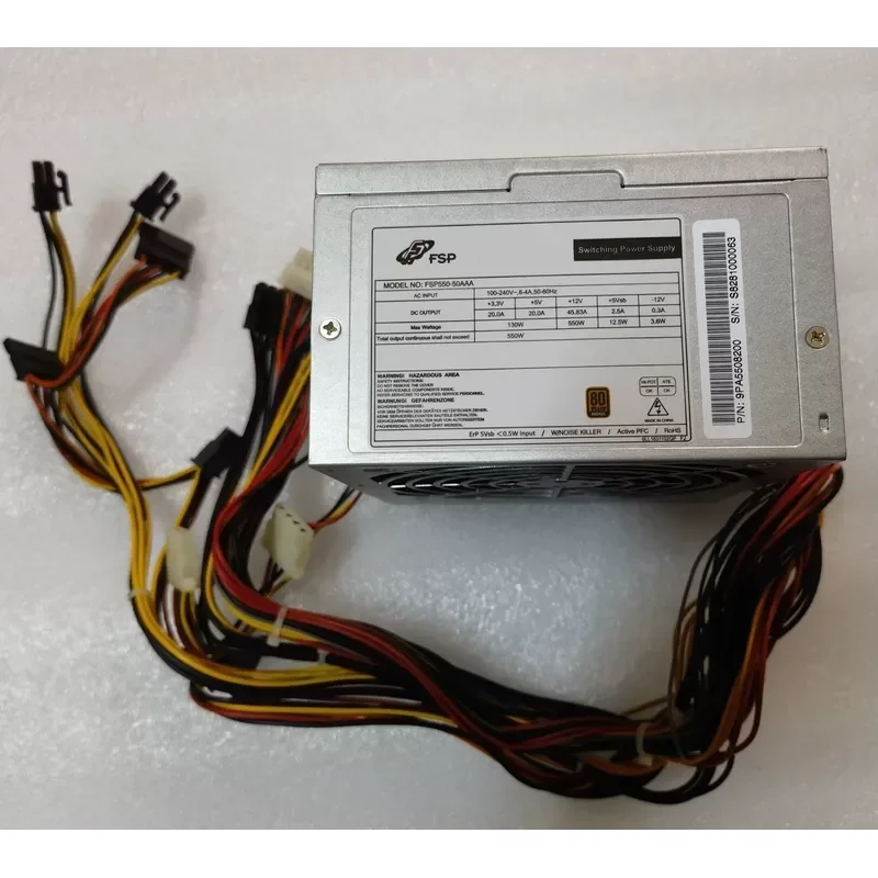for Advantech Quanhan 550W Industrial Control Power Supply FSP550-50AAA