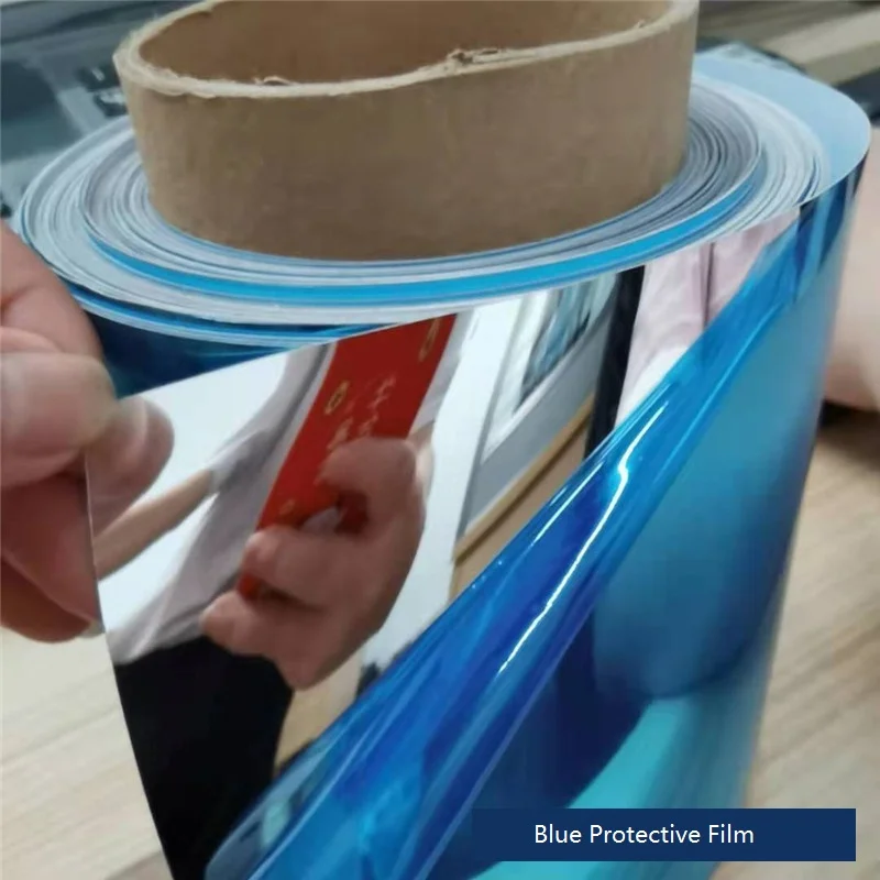 Self-Adhesive PET Reflective Film, Waterproof Mirror Film, High Light Reflective Film, 50cm Width