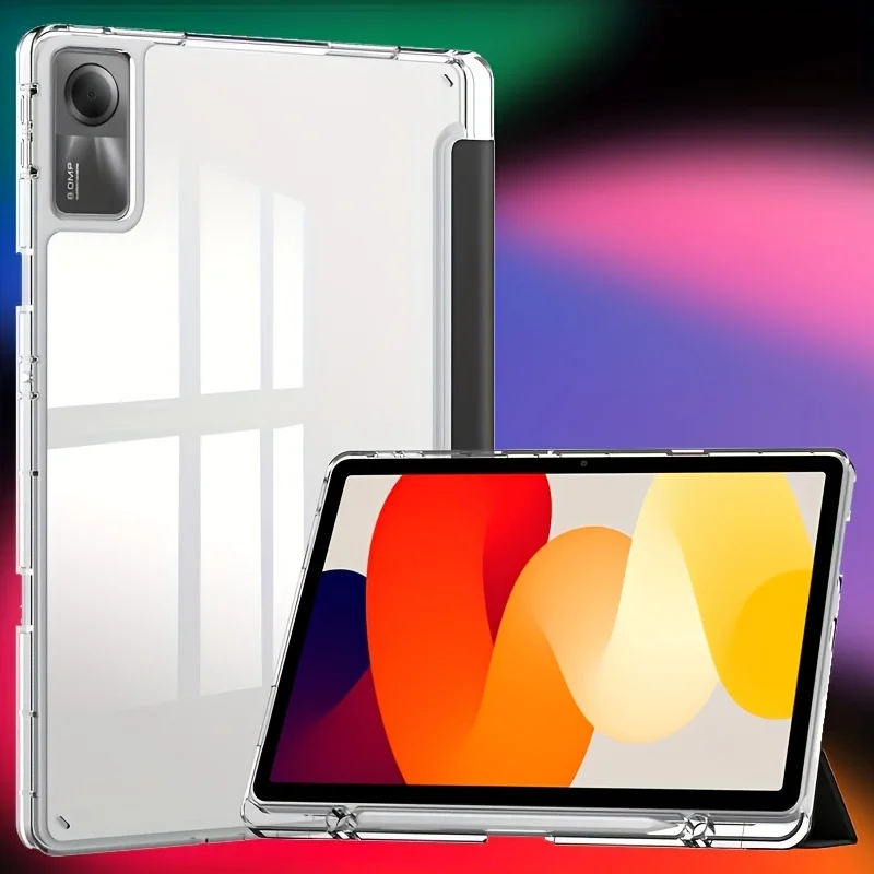 

Clear Transparent Case For XiaoMi Pad 6/6 Pro 11inch, RedMi Pad SE 11, MiPad 7/7 Pro 11.2, with Pencil Holder Cover