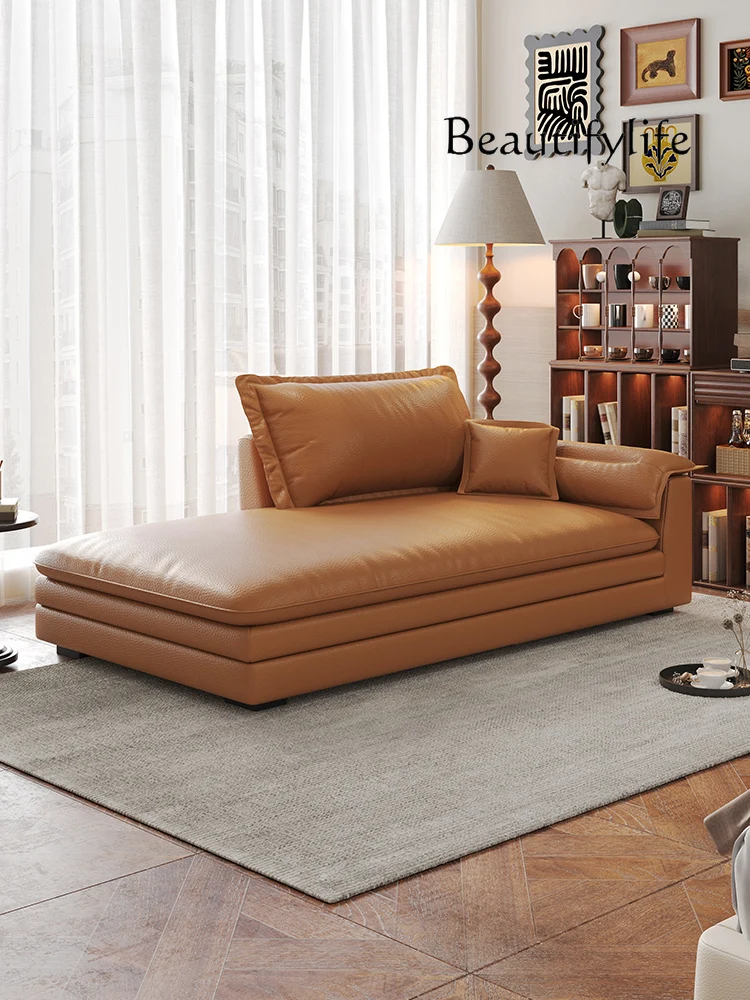 Italian minimalist cat scratching skin sailboat single side princess sofa living room hotel lounge chair designer