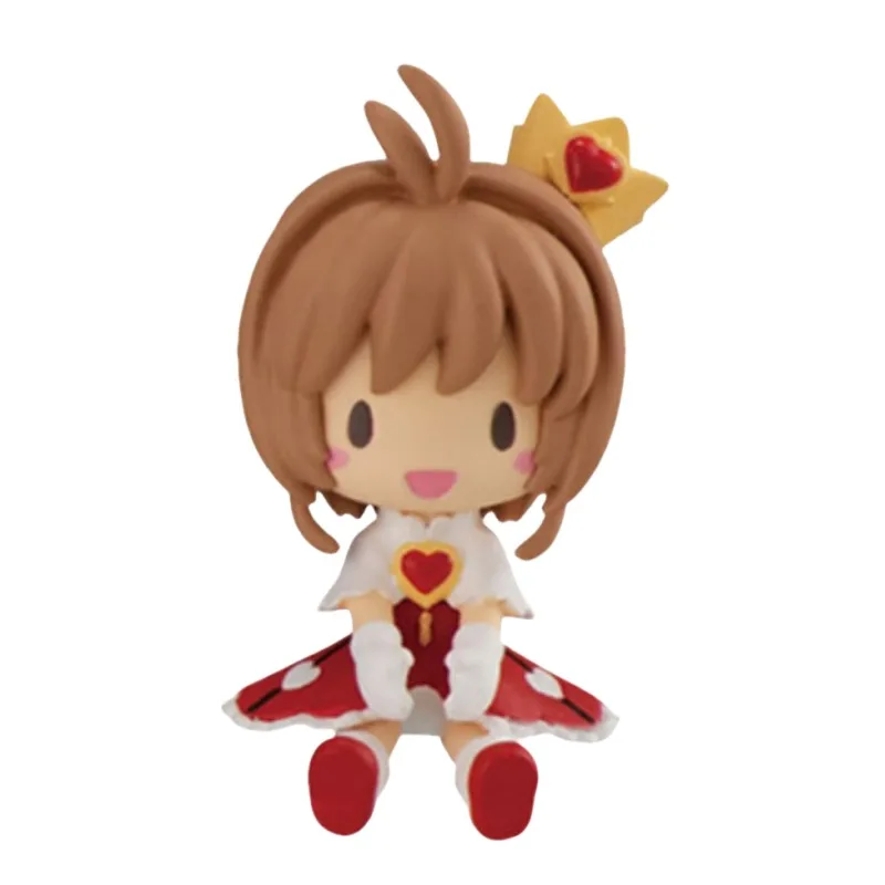 Cardcaptor Sakura Bandai Gashapon oryginalna figurka Anime LI SYAORAN kabel do transmisji danych zabawki dla dzieci ozdoby na prezent urodzinowy