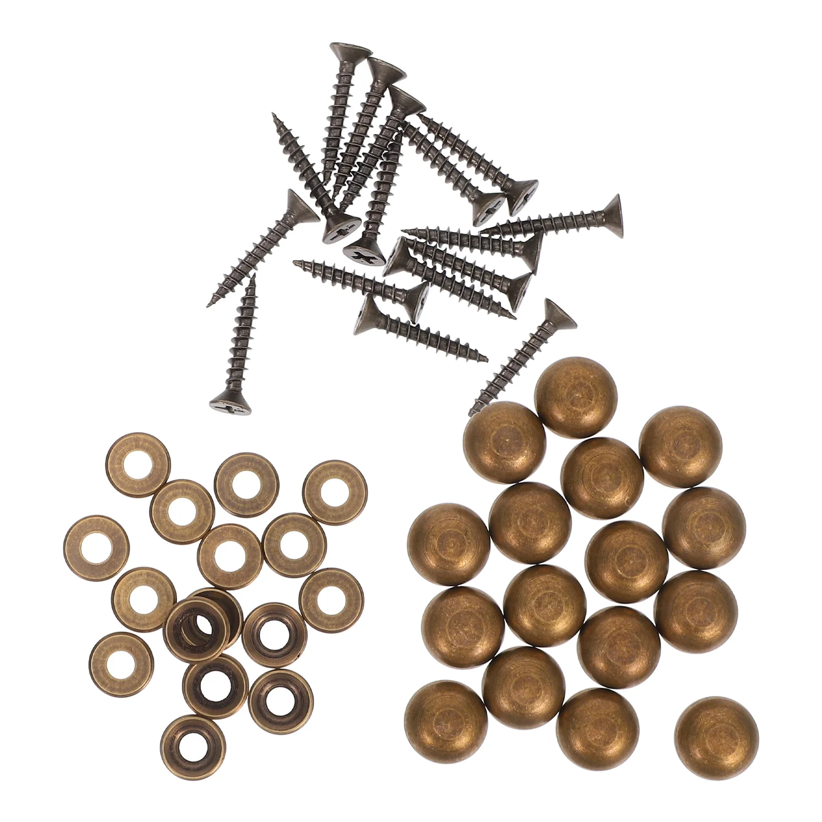 

16 шт. прочное медное стеклянное зеркало с плоской головкой саморезы для деревянной мебели рекламная доска шкаф чайный столик