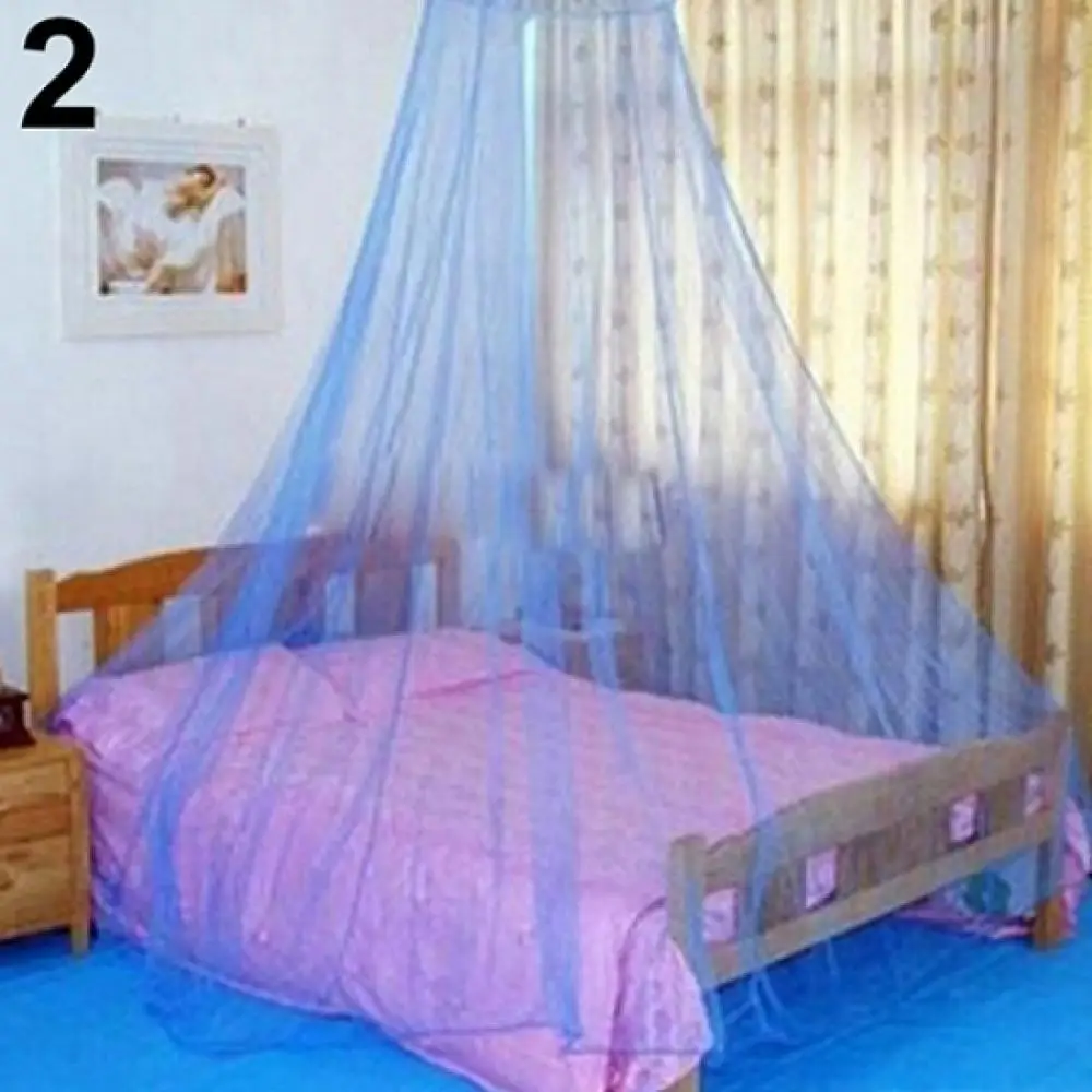 Girl Princess Mosquito Net Round Dome Mosquito Net Living Room Bedroom Corner Bed Lace Insect Bed Canopy Netting Curtain Bedding