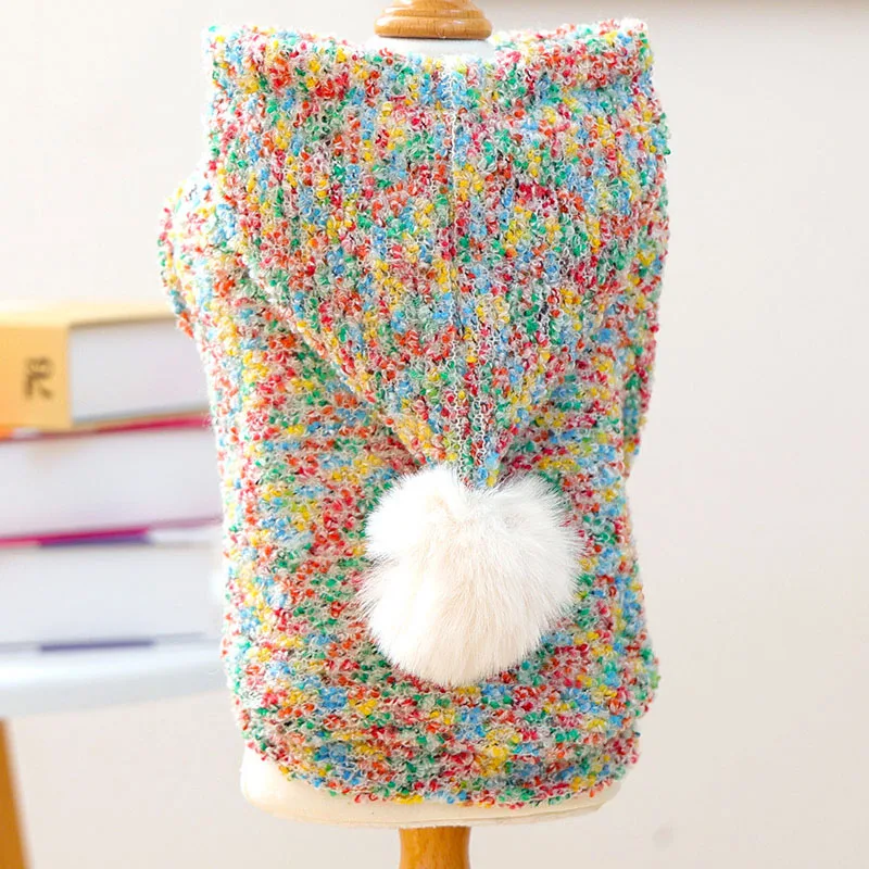 

Autumn Winter Pet Jacket Short Sleeve Dog Clothes For Small Medium Dogs Dachshund Chiwawa Costumes Puppy Hooded Coat Apparels XS