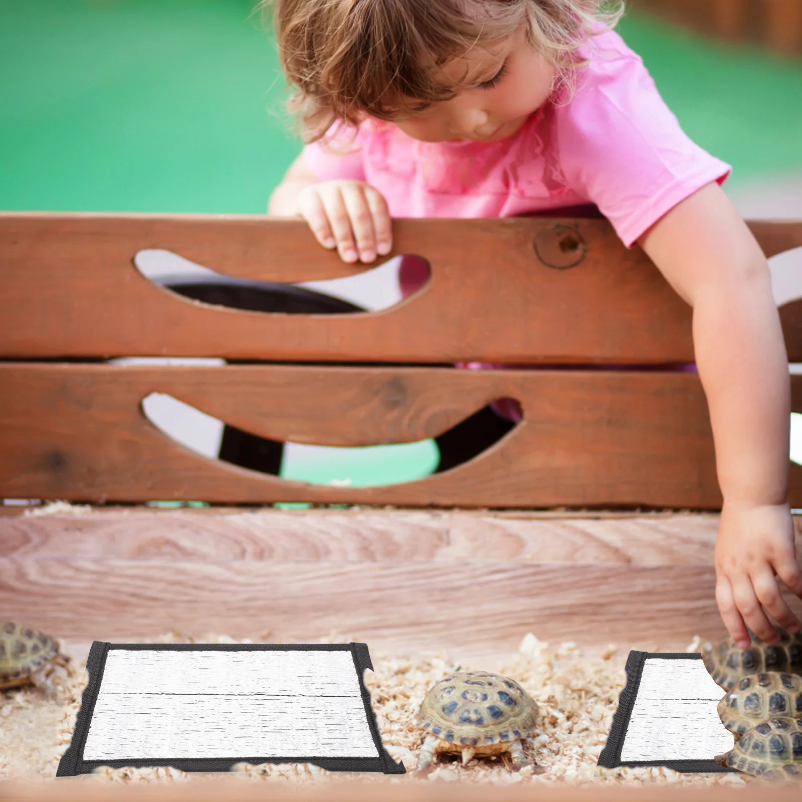 2 قطعة لوحة التدفئة للحيوانات الأليفة الشتاء الاحترار الزواحف العزل النوم حصيرة تررم تحت خزان سخان الحيوانات الأليفة الحرارة حصيرة ل ثعبان السحلية #1