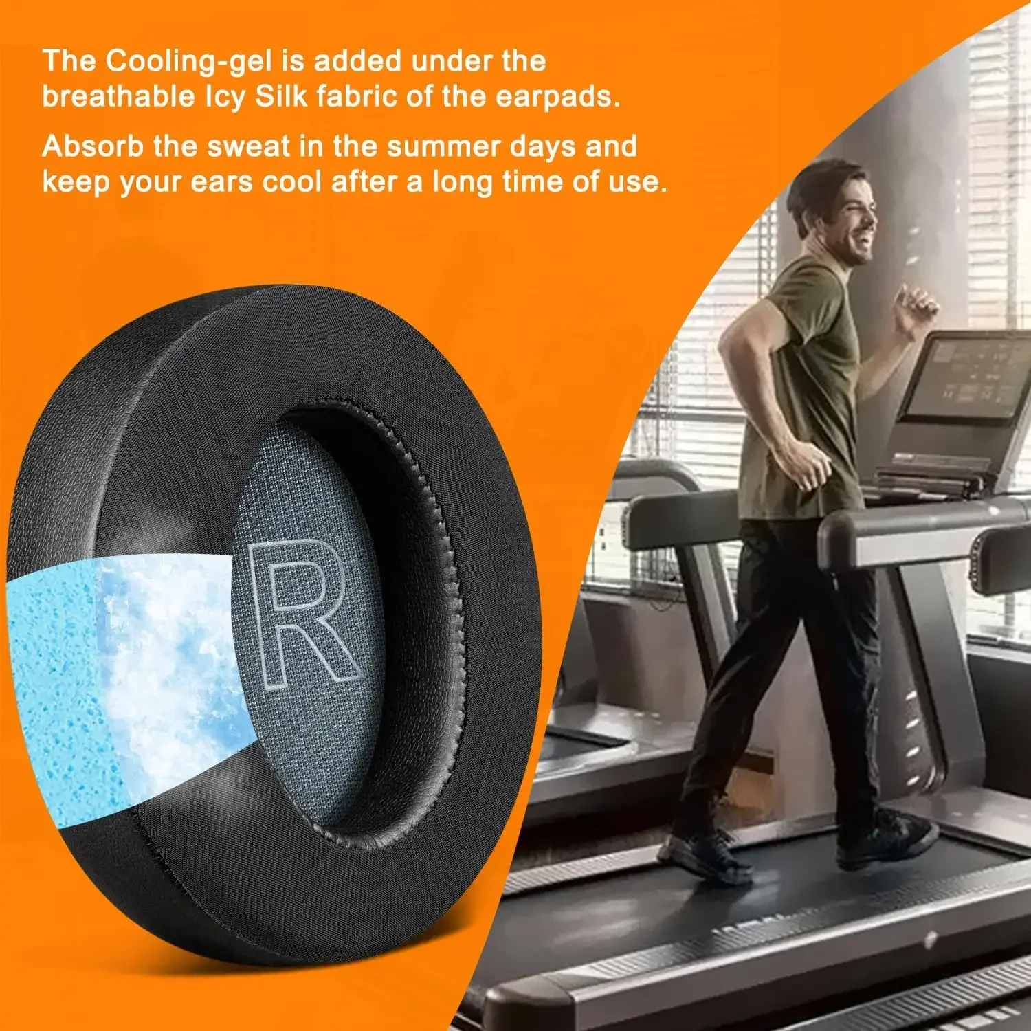 Earpads for Anker Soundcore Life Q30/Q35 Headphones, Ear Pads Cushions Ear Cushions, Headset Earpads, Ear Cups Earmuffs - view 6