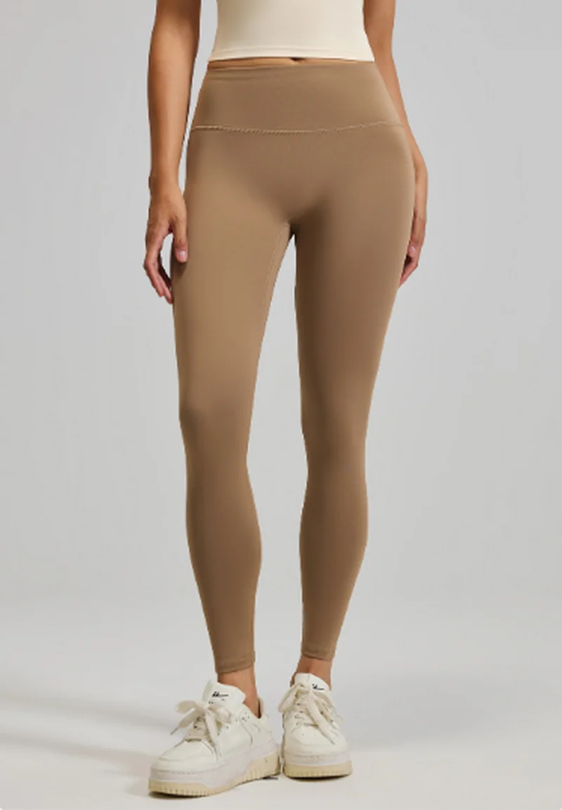 Yoga Leggings Naked Feeling Workout 7/8 Jegging 25 Inches High Waist Tight Pants Butt Lifting