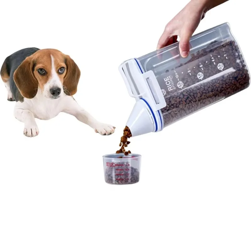 

Hot Sale Eco-Friendly Plastic Pet Food Storage Bins Must-Have Container for Dogs