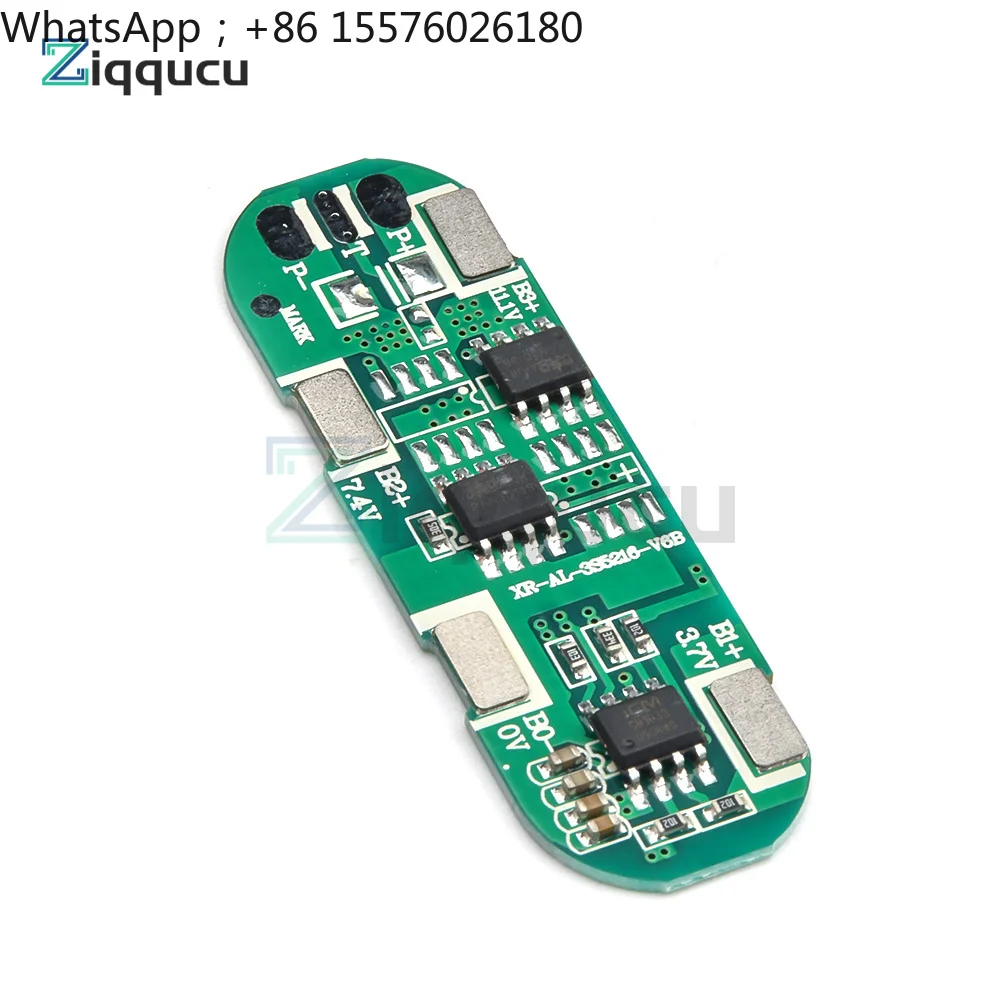 BMS 3S 5A 11.1V 12.6V 18650 Li-ion Lithium Battery Protection Board with the Same Port For Power Bank/Electric