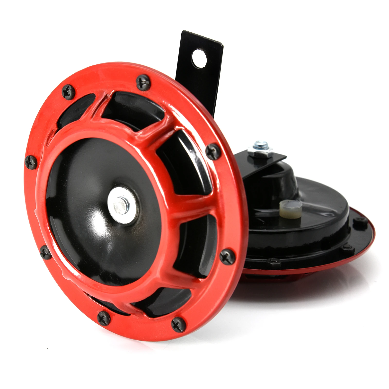 Controlador de bocina electrónica Musical de 8 sonido + bocina de coche, bocina redonda de 12V, Monitor regulador de sonido fuerte, controlador de bocina de coche personalizado