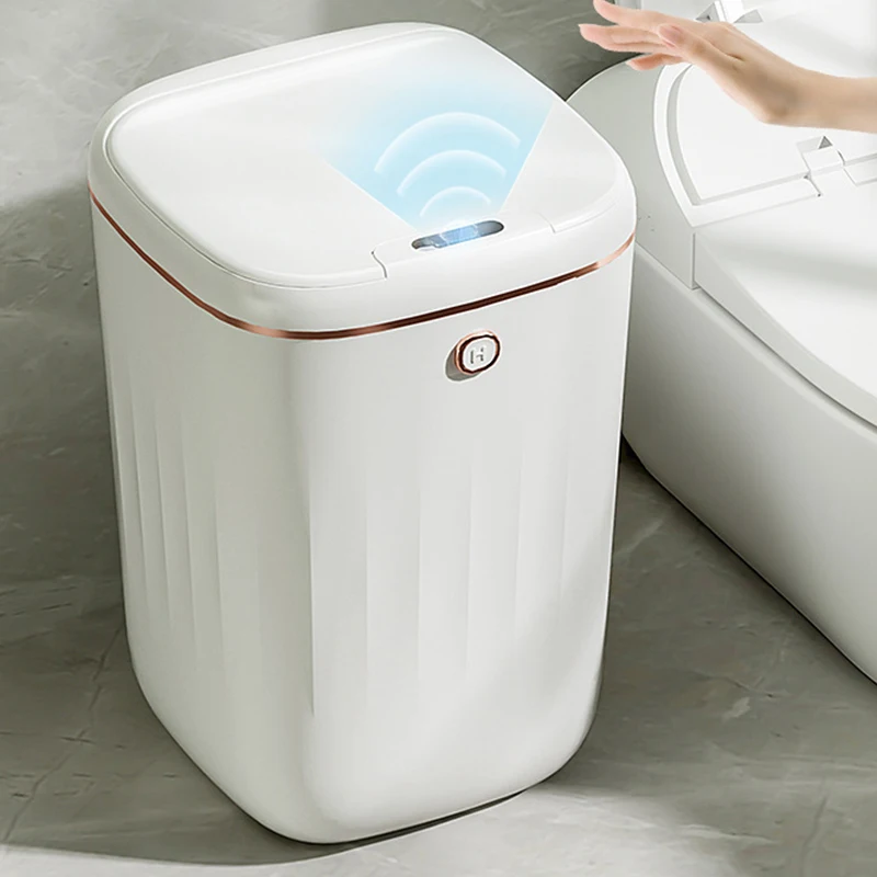 Smart Trash Can Automatic Sensor Garbage Bin Kitchen Bathroom Touch Bucket Wastebasket Recycle Waste Bins Basket for Toilet