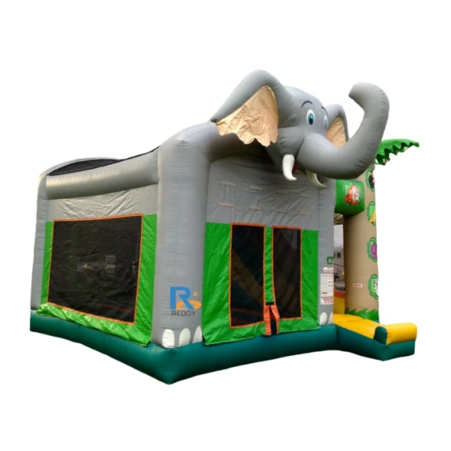 For Sale Inflatable Elephant Bounce Castle Kids Outdoor Inflatable Toy Jumping Castle