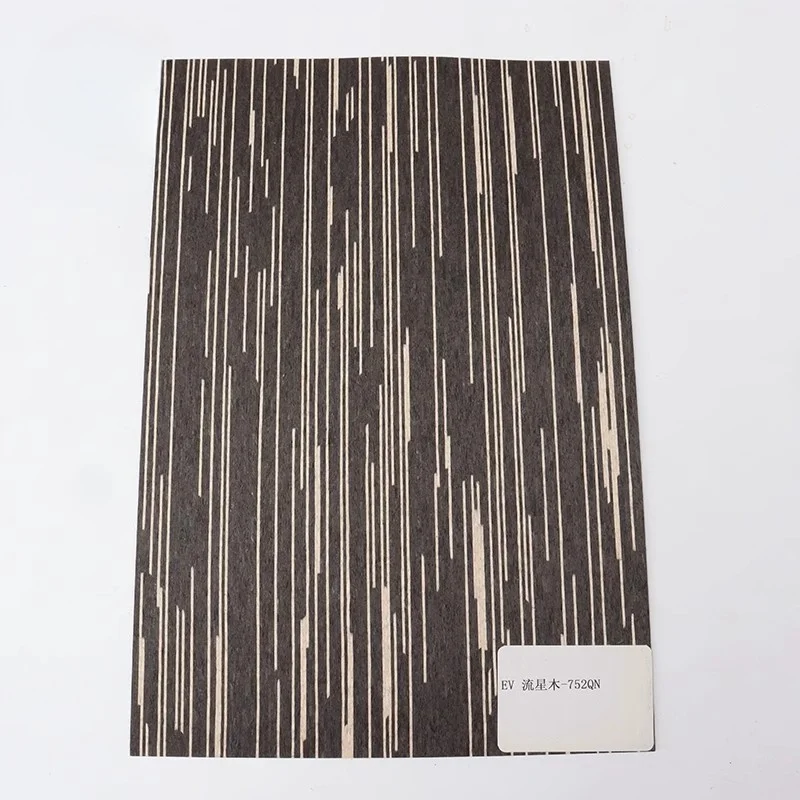 L:100cm Meters Width:40cm T:0.5mm Craft wood veneer black and white guitar wood veneer board