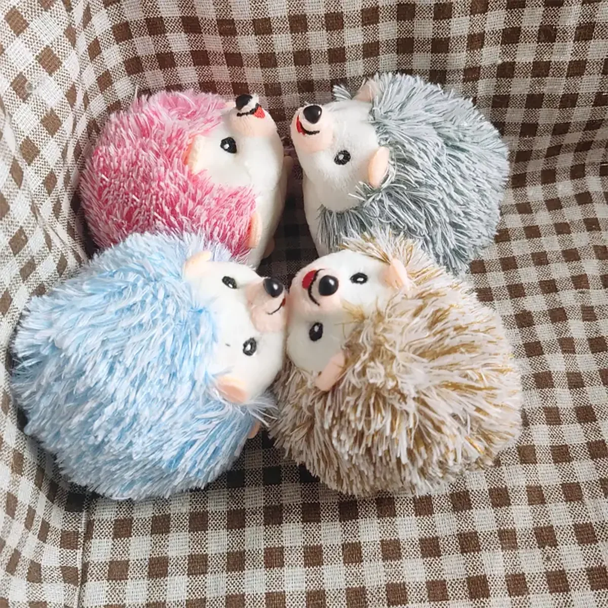 1 Cute Plush Hedgehog Pet Toy - Durable Pet Plush Toy, Suitable for Daily Interactive Pick up Games for Kittens