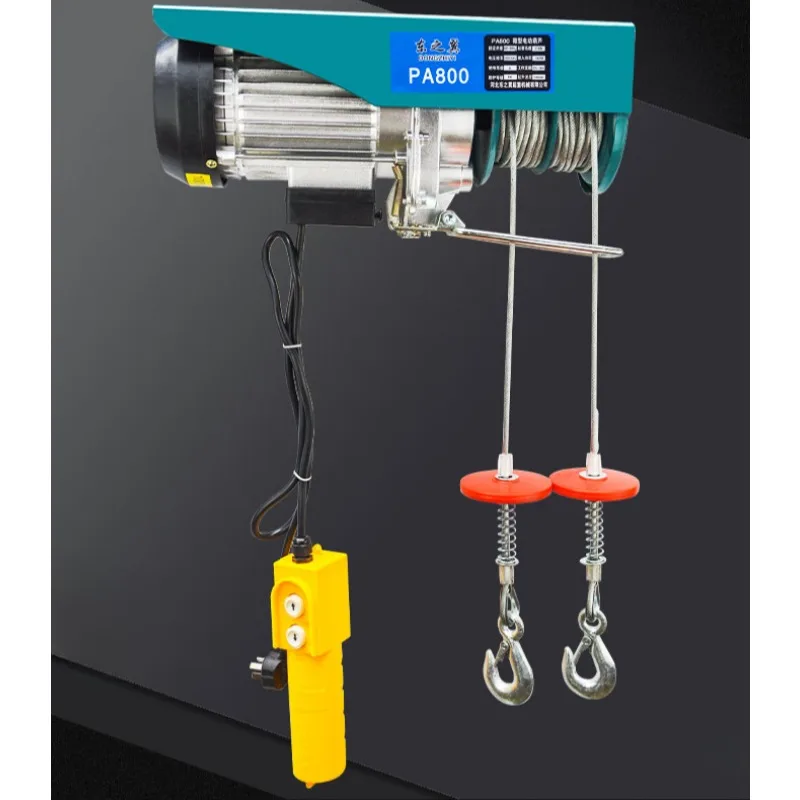 Twin Drum Electric Hoist Motor 220V Single Phase Auto Lifting Mobile Scaffolding Platform Driving Unit Double Reel Electric Winc