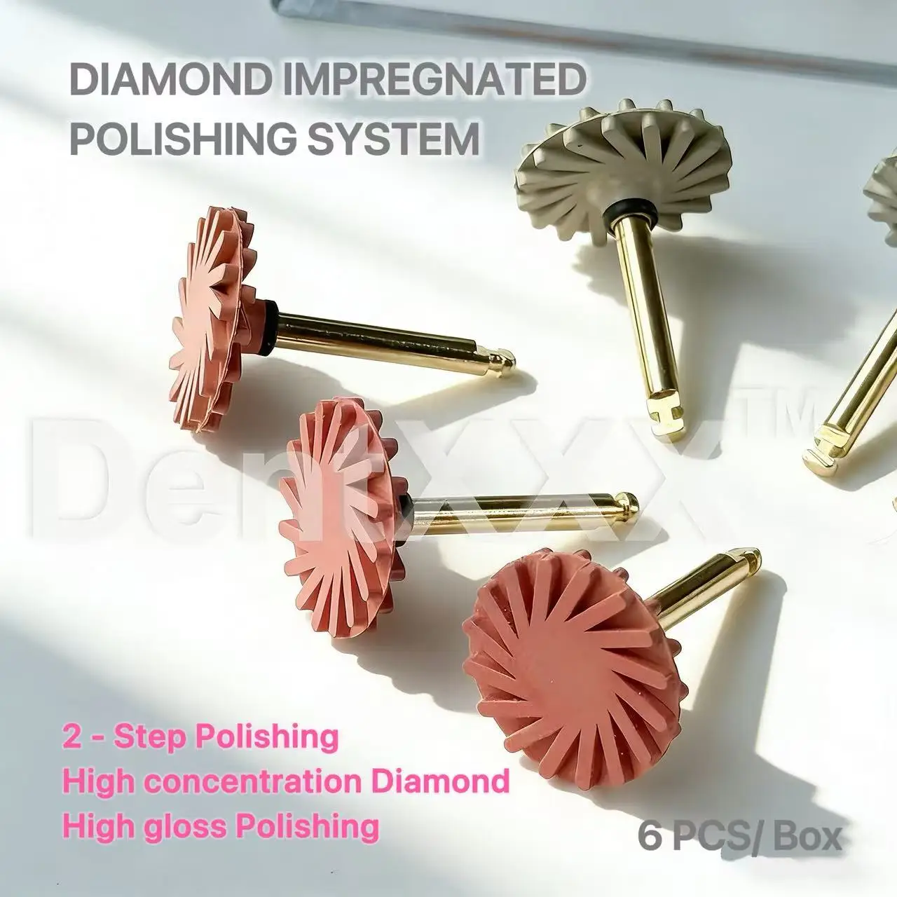 

Набор из 6 алмазных полировальных кругов для высокоглянцевой полировки, с хвостовиком 2,35 мм, инструменты для полировки