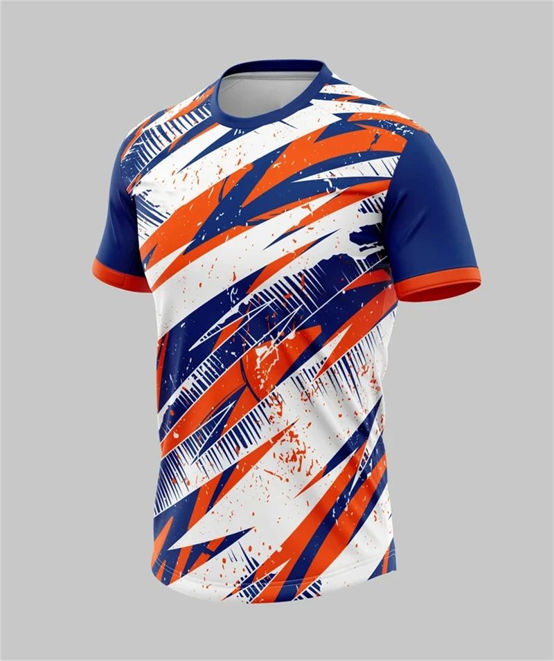 Simple Fashion Sports T-shirts For Men Summer Outdoor Short Sleeve 3D Printed T Shirts Casual Oversized Breathable Gym Tees Tops image 3
