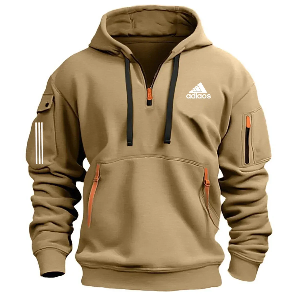 

2025 Autumn Men's Hooded Sweatshirt - Multiple Pockets - Casual and Comfortable Sport Shirt - Fashionable and Stylish Sweatshirt