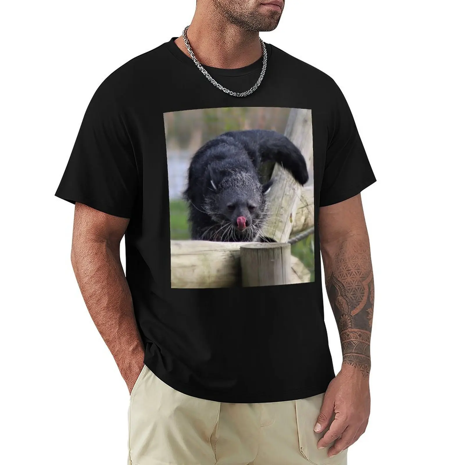 

Binturong Blep T-Shirt plus size tops T-shirts man t shirt men