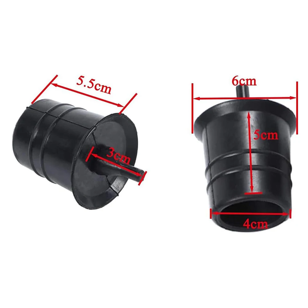 2PCS Rubber Spare Tire bumper Sets For Jeep Wrangler JK JKU 2007-2017 Spare Tire Carrier Bumper Bump Stop Rubber Exterior
