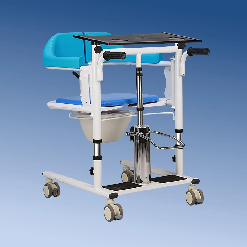 Máquina hidráulica de elevación y cambio para inodoro para personas mayores postradas en cama para ayudar a pacientes paralizados