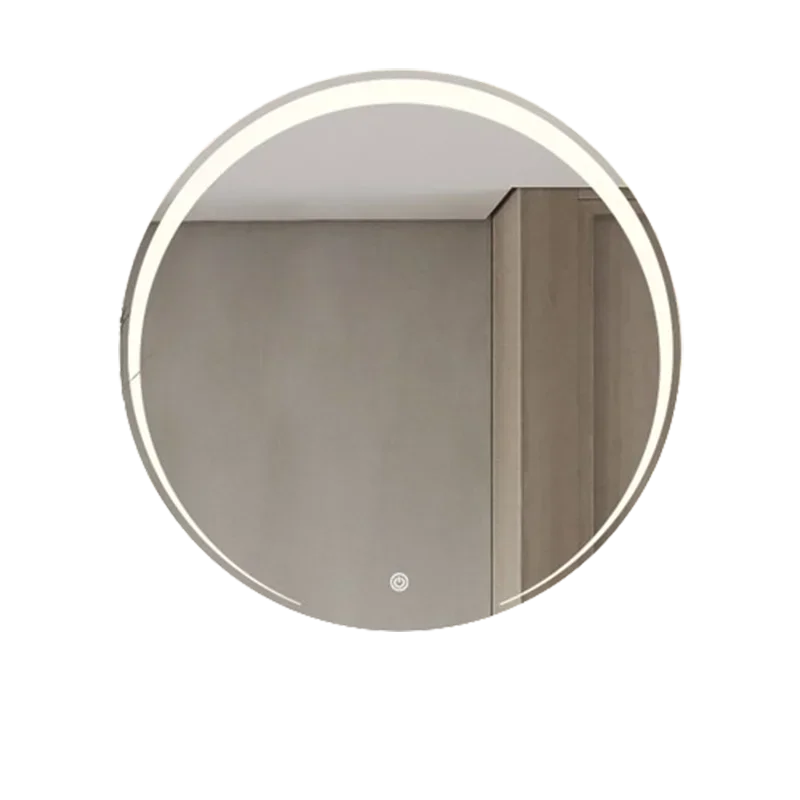Espejo de maquillaje redondo, luz Led, dormitorio moderno, pequeño espejo estético blanco, Decoraciones Para Habitacion, accesorios Para el hogar