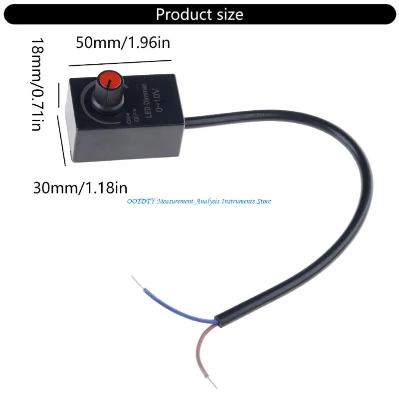 367D High Efficiency 0-10V LED Dimmer Supporting 5-100 Smooth Brightness Regulation