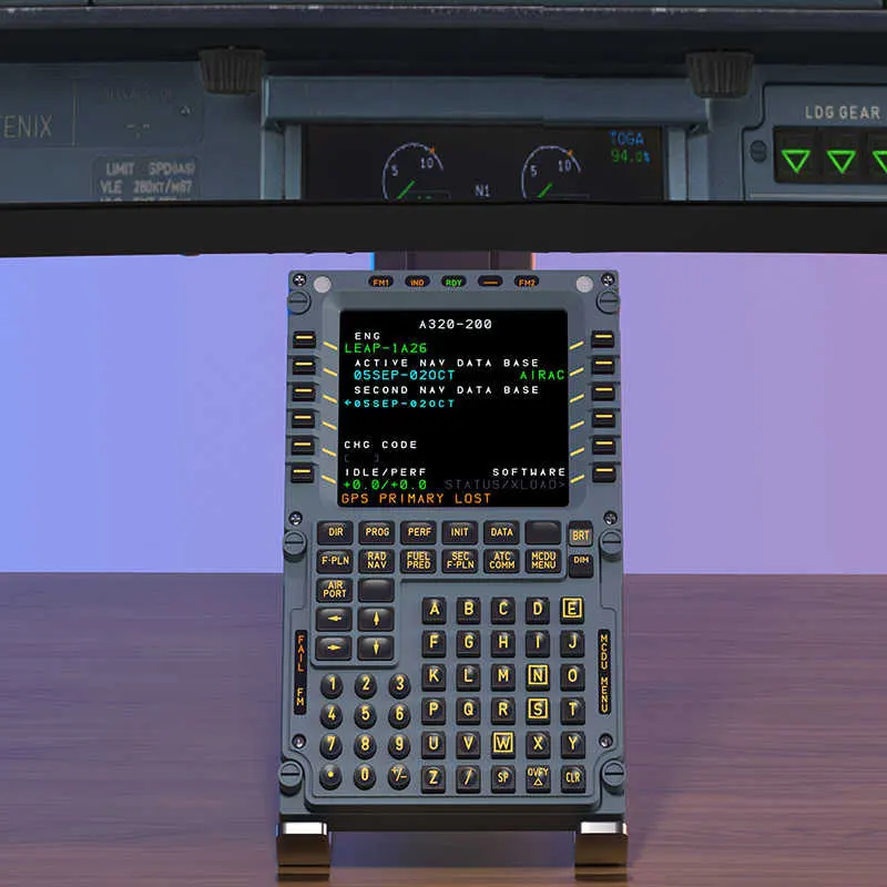 WINGFLEX A320 MCDU Flight Simulator Features Full-Scale Simulation in US warehous for MSFS Fenix A319 XPLANE P3D