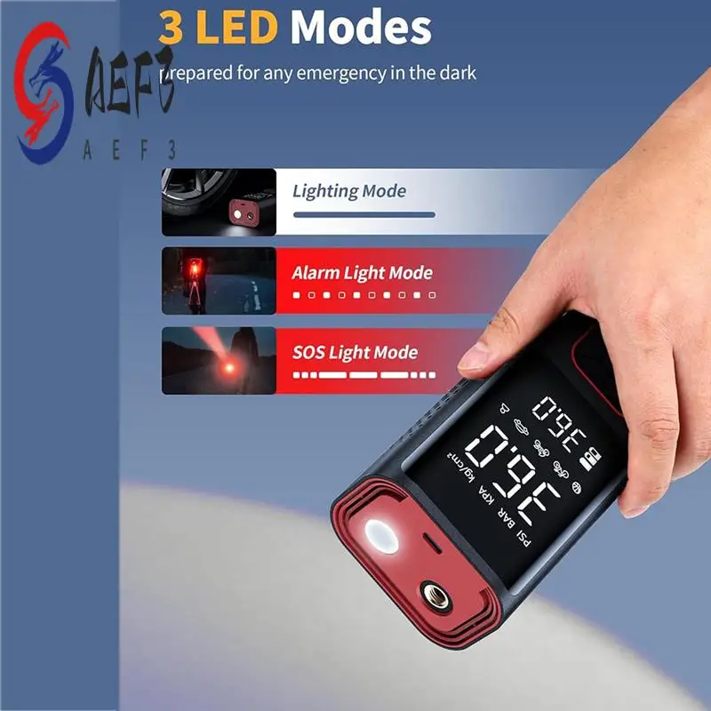 

AEF3-Portable Tire Inflator - 150PSI Cordless Air Compressor With Auto Shutoff LED Light