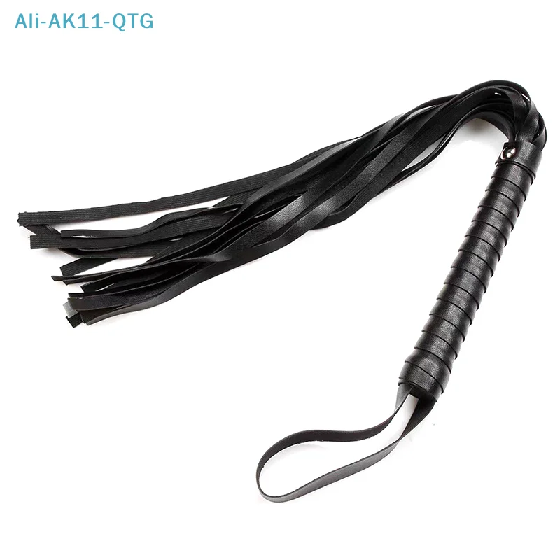 

Hot！High Quality Pu Leather Pimp Whip Racing Riding Crop Party Flogger Hand Cuffs Queen Colourful Horse Riding Whip