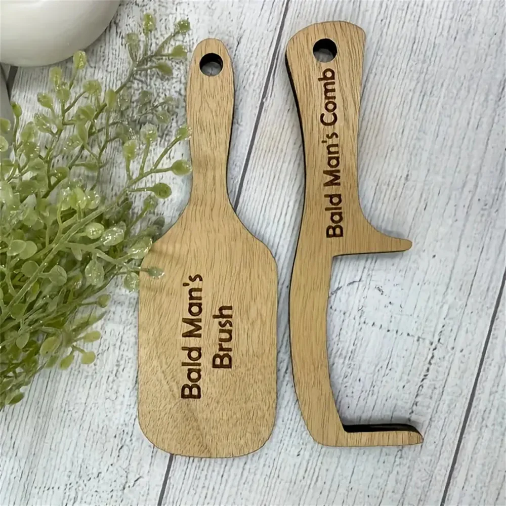 Funny Comb For Bald Men Novelty Party Favors Hair Styling Tool for Adults Weird Stuff Father\'s Day Gifts Cute Aesthetic Gadgets