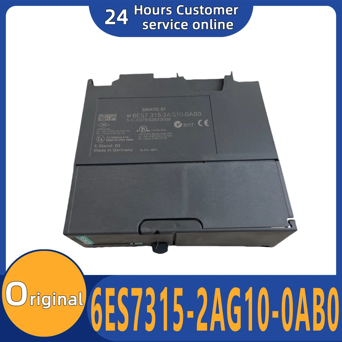 

Brand new original module 6ES7315-2AG10-0AB0 6ES7315-2AH14-0AB0 6ES7315-2AF03-0AB0 6ES7315-1AF03-0AB0.