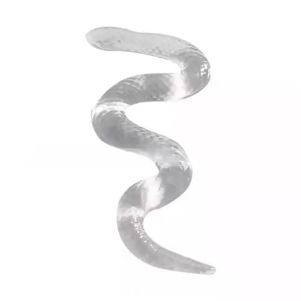 Handgemachtes Slow Rebound Snake Toy Slow Rise Sticky Ultra Moist Transparent Snake Squeeze Toy Kawaii Soft Snake Pinch Toy Kinder