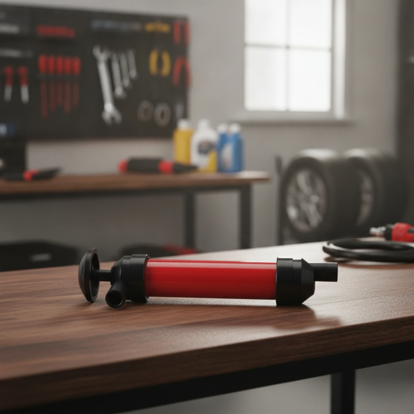Hand-Operated Siphon Pump Portable Siphon Pump Lightweight Reliable for Car Owners, Emergency Draining, Garage