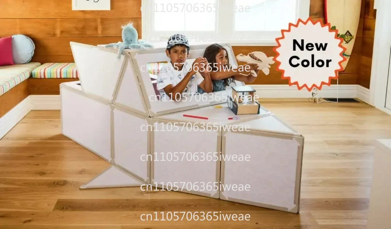 Building Toys and Tent Toys Magnetic Panels Game Room Large Set Built-in Magnets 16 Pieces