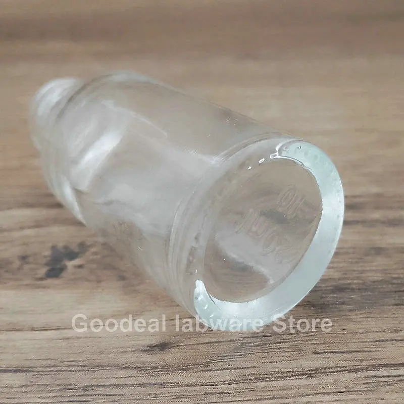 10pcs 5ml to 100ml clear Glass Dropper Bottle with Black screw cap, Essential Oil Glass pipette vial for Lab experiment