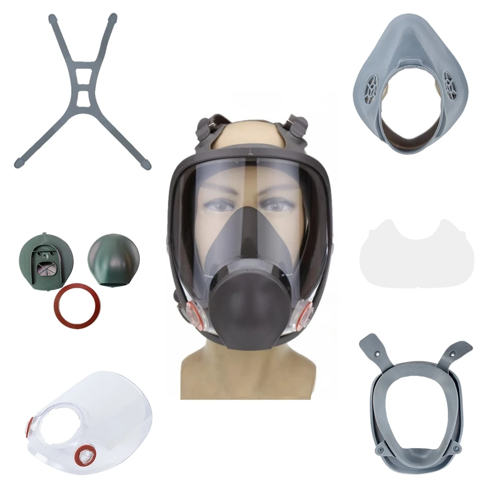 

6898 Protective Screen 6897 Headband for 6800 Series Respiratory Protection System Component Half and Full Facepiece Accessories