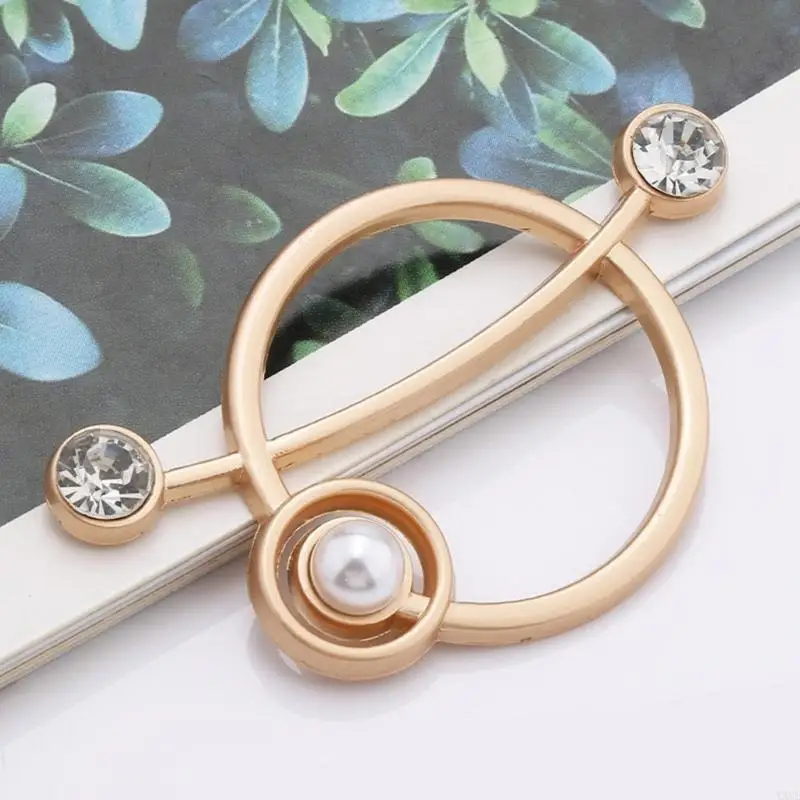 Y3ne Fashion T-shirt orlo spilla annodata per spilla per donna glassata angolare con angolo a scialle scialle per arredamento