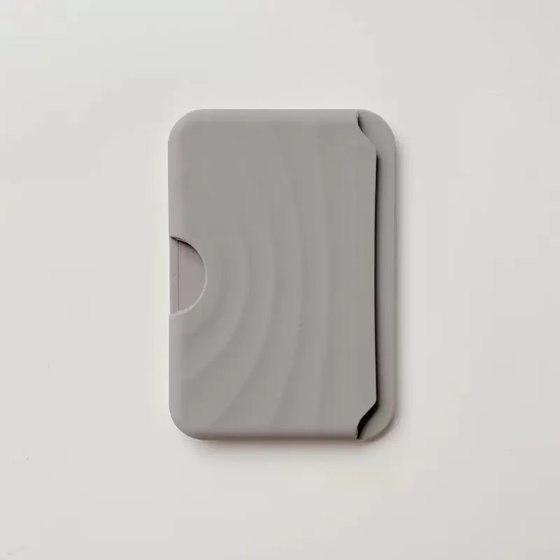Durable Elastic Silicone Universal Phone Card Sticker Wallet Strong Adhesive Case Fits All Smartphone Models for Trips Shopping