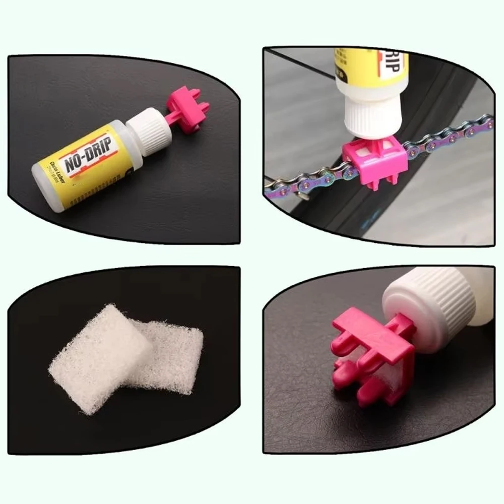 1 Set Bicycle Oil Lubricant Drip Free Chain Oiler Chain Oil Brushing Chain Oil Bottle Outdoor Tools Bicycle Maintenance Riding view 5