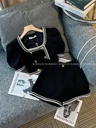 Estate nuove neonate vestiti set top corti + pantaloncini 2 pezzi bambini ragazza abbigliamento vestito 3-12 anni bambini abiti kinder kleidung