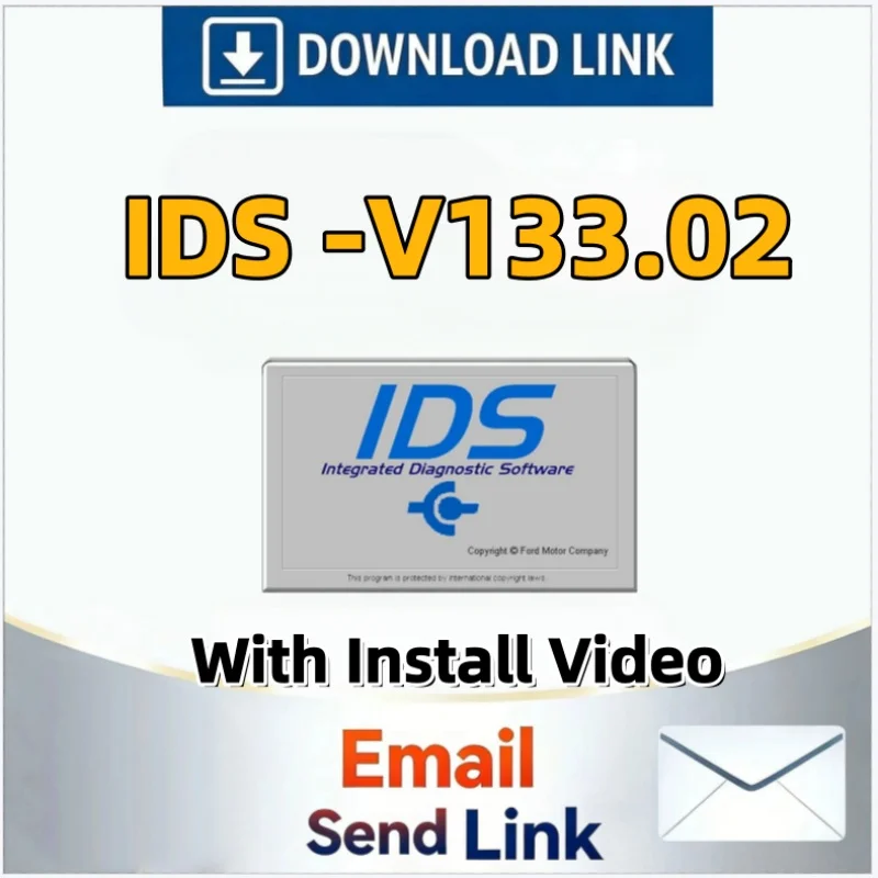 Latest IDS 133.02 For For-d VCM II VCM III OBD2 Car Diagnostic Scanner Support Autroniq A100 A200 Multi‑Language Software