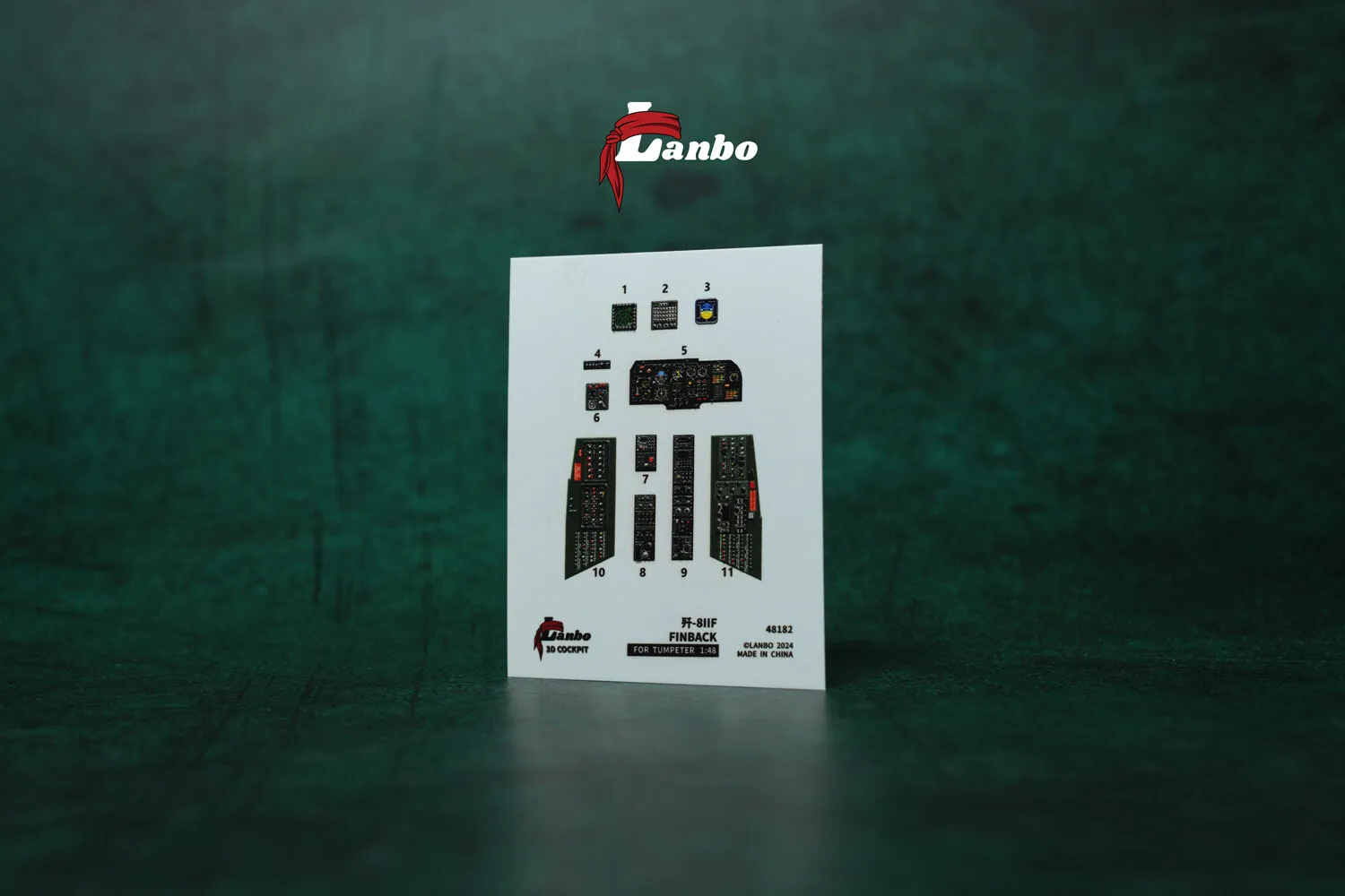 

Lanbo Model 48182 3D Printed Cockpit J-8F For TRUMPETER 1/48